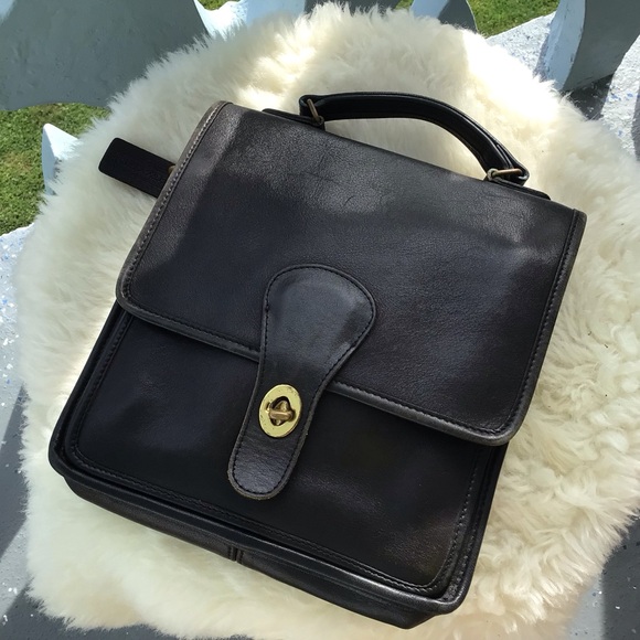 Vintage Coach All Weather Glove Tanned Cowhide Leather Station Tote Hand… - Picture 4 of 16